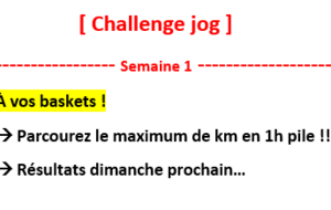 Challenge jog n°1