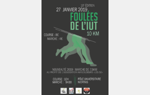 Les foulées de l'IUT 2019