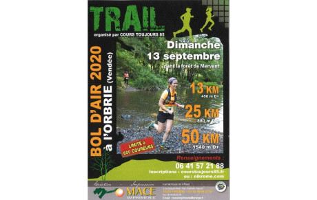 [ Trail bol d'air 2020 - forêt de Mervent ]